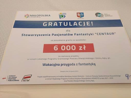 Zdjęcie z Wakacyjnej przygody z Fantastyką