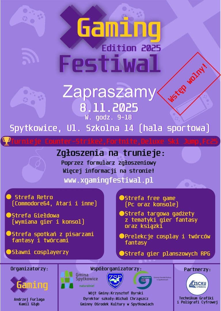 X Gaming Festival plakat