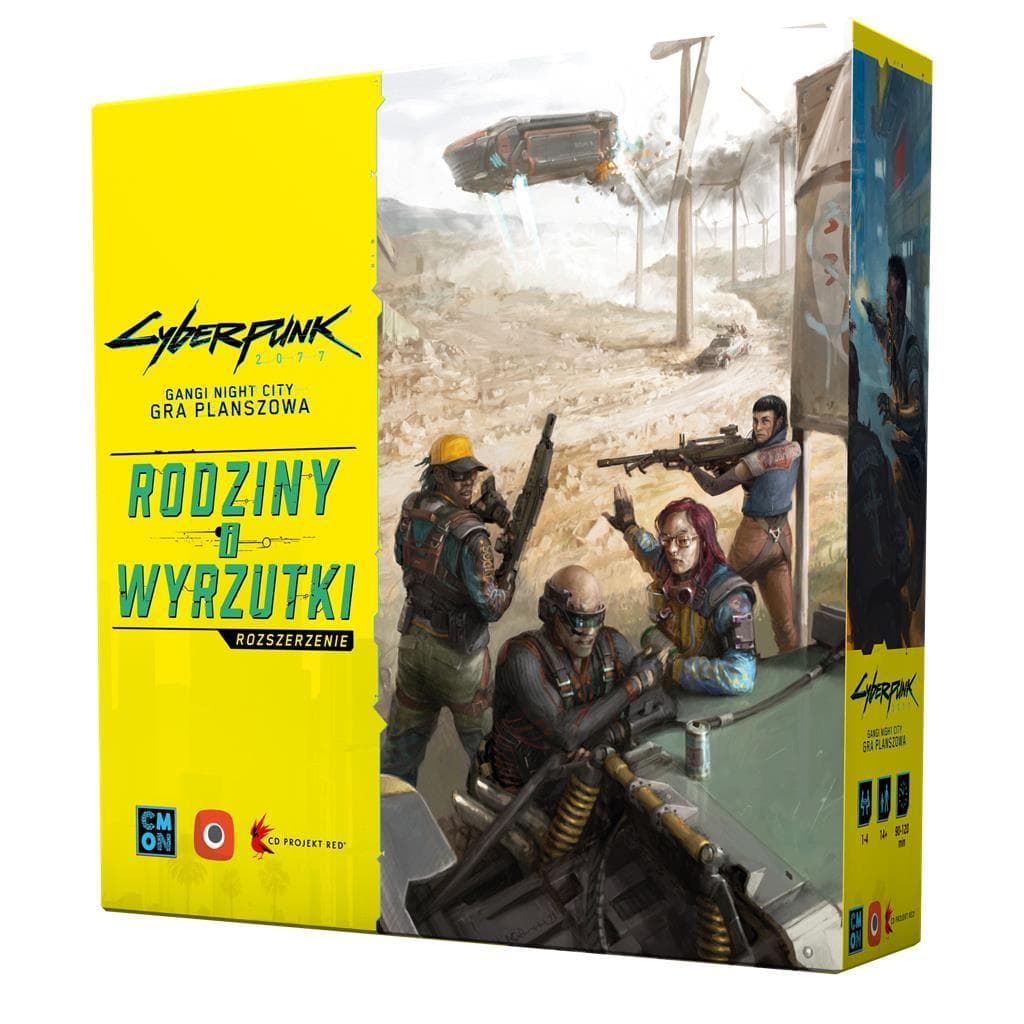 Okładka gry — Cyberpunk 2077: Rodziny i wyrzutki