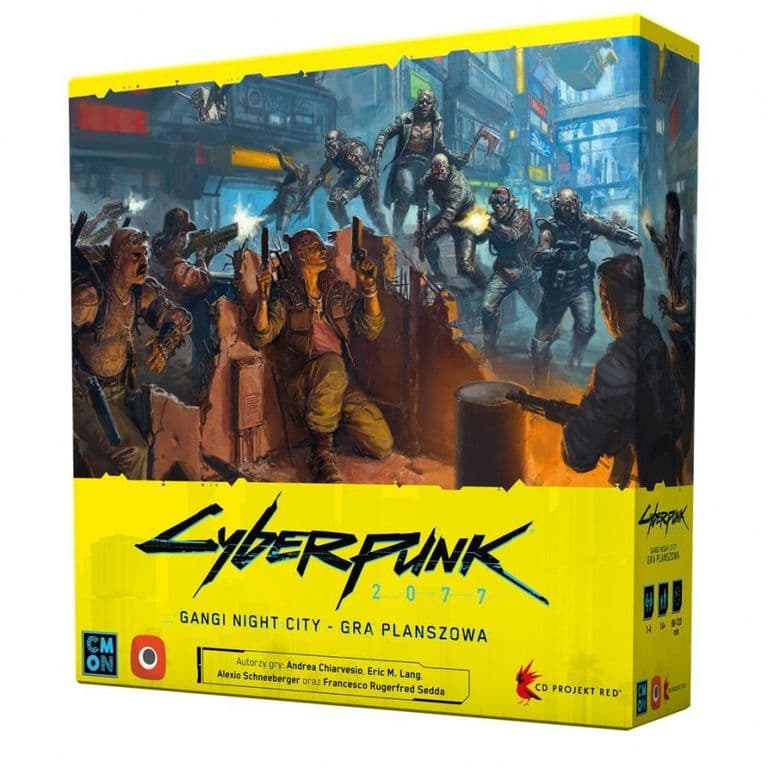 Okładka gry — Cyberpunk 2077: Gangi Night City
