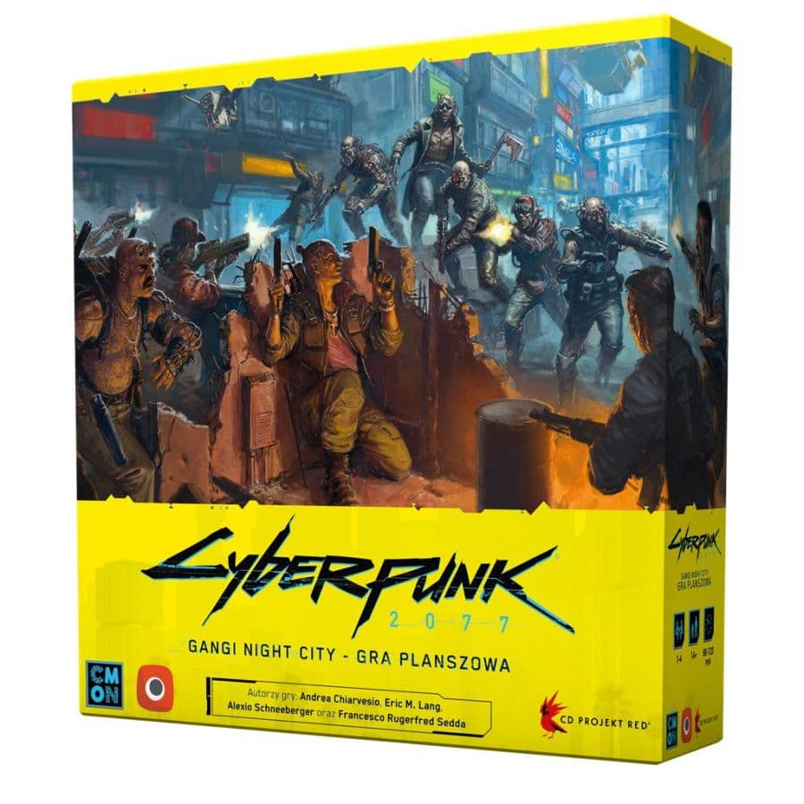 Okładka gry — Cyberpunk 2077: Gangi Night City