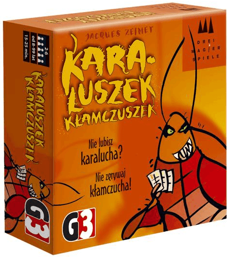 Okładka gry — Karaluszek Kłamczuszek