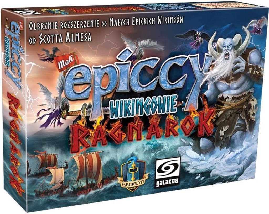 Okładka gry — Mali epiccy wikingowie: Ragnarok