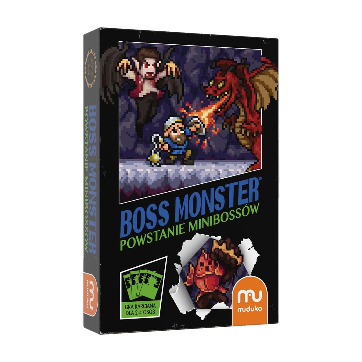 Okładka gry — Boss Monster: Powstanie minibosów