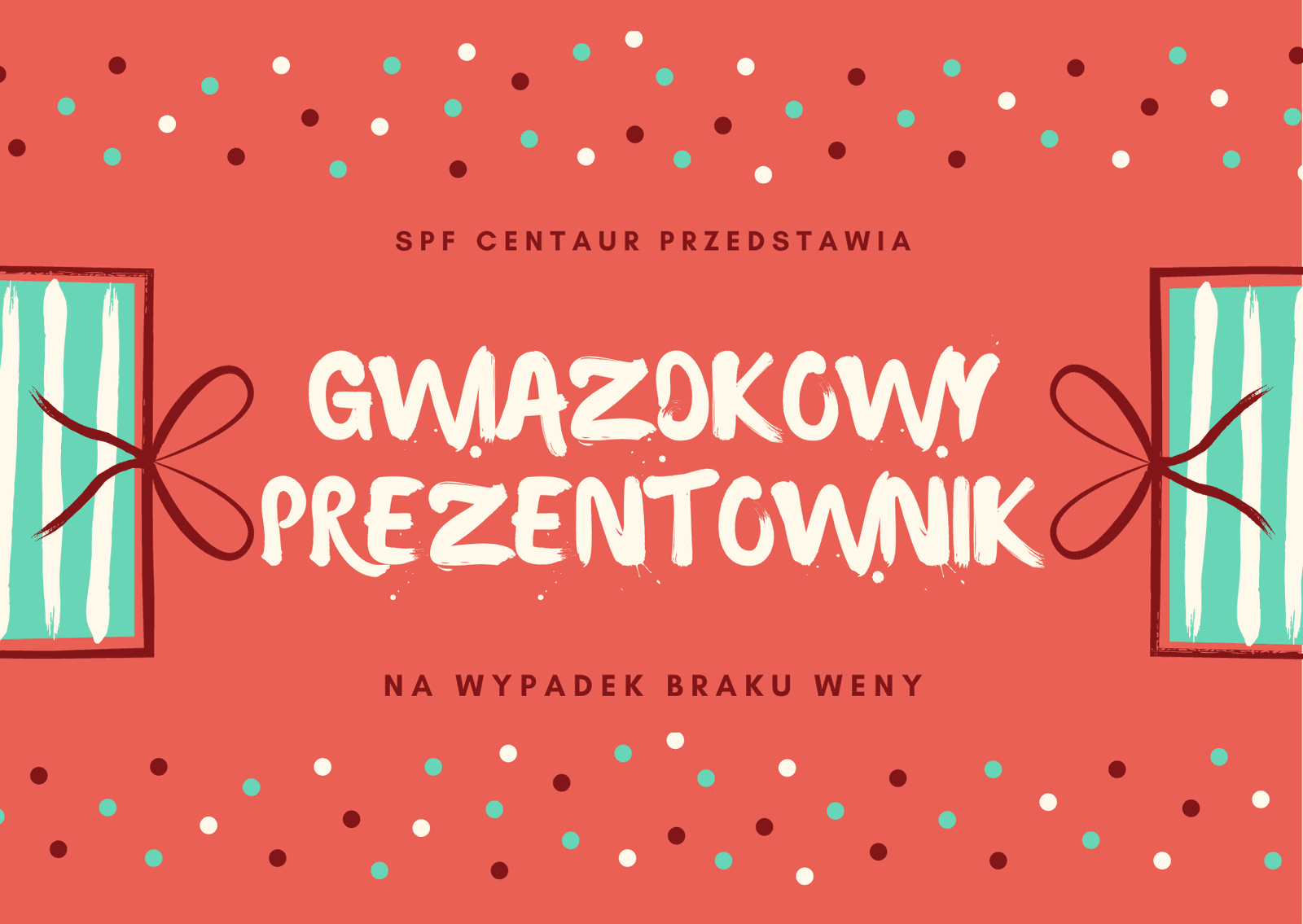 Gwiazdkowy prezentownik - plakat