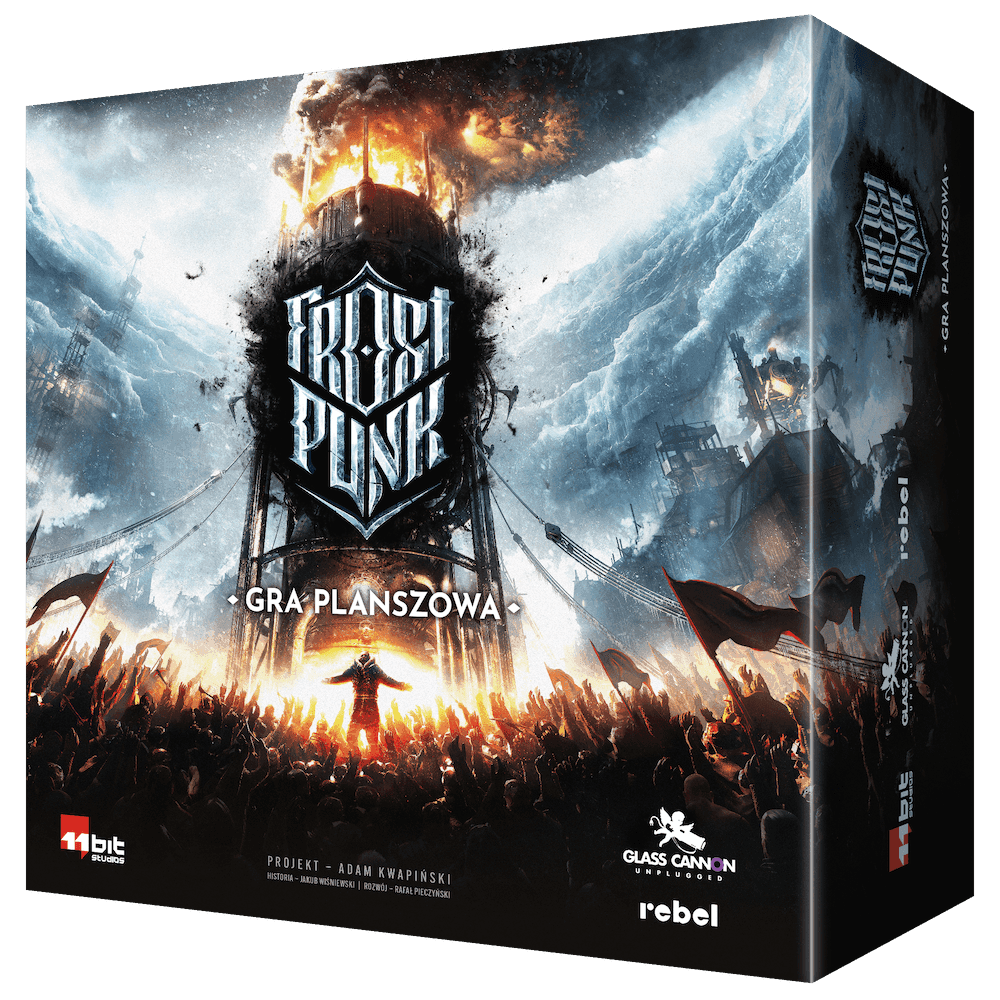 Okładka gry — Frostpunk: Gra planszowa