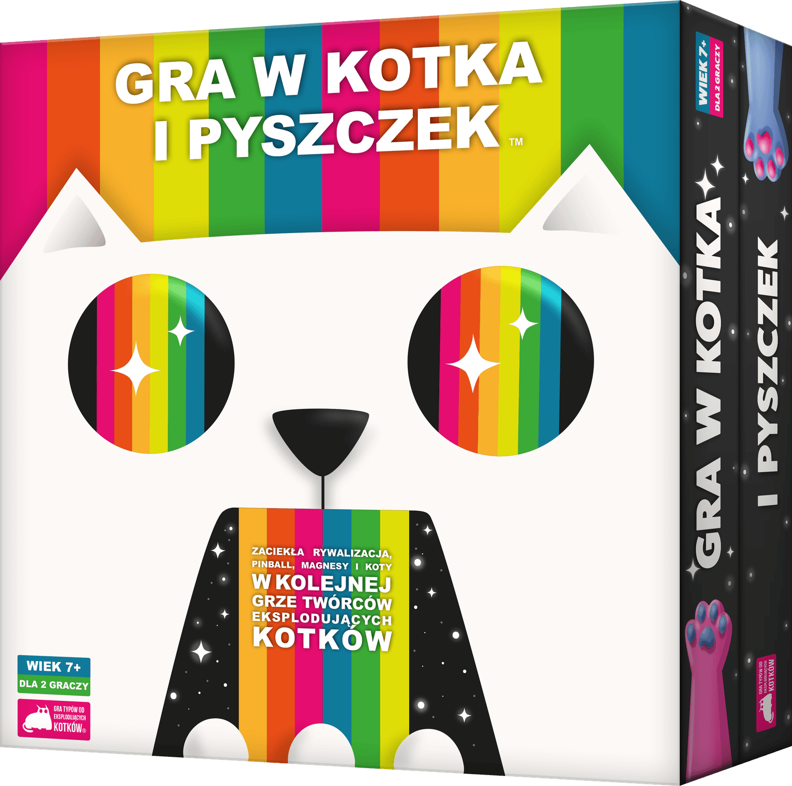 Okładka gry — Gra w kotka i pyszczek